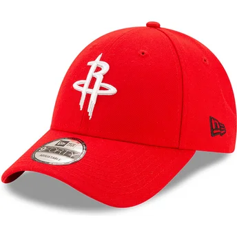 Kape zaobljena crvena podesiva traka 9FORTY The League Houston Rockets NBA New Era