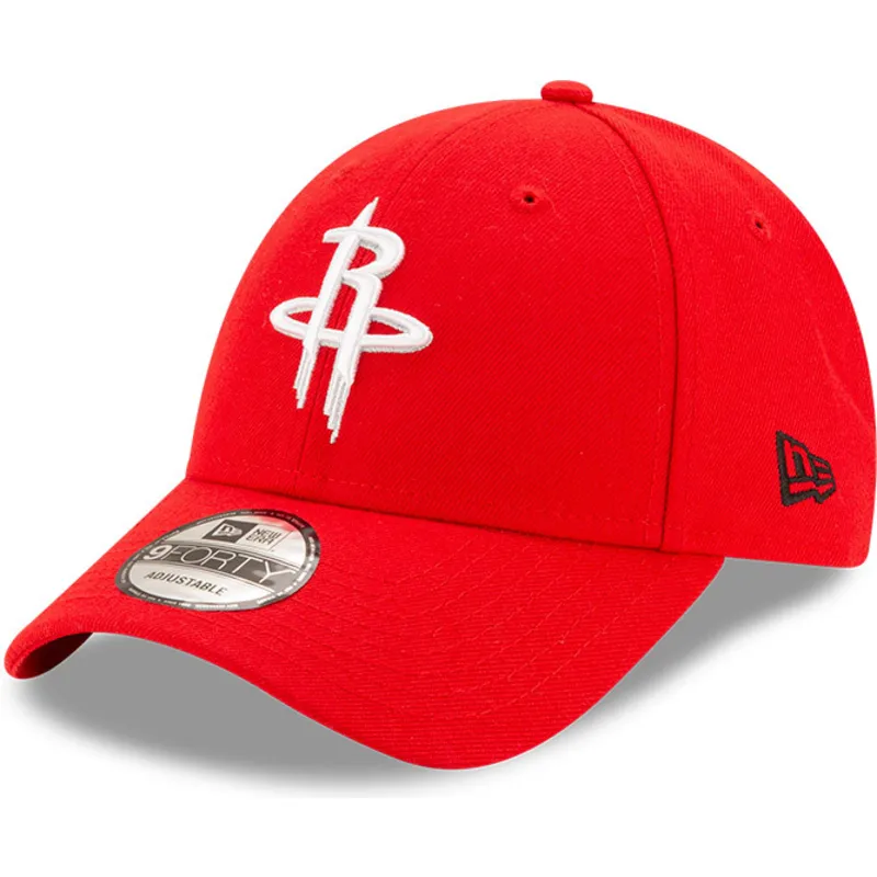 kape-zaobljena-crvena-podesiva-traka-9forty-the-league-houston-rockets-nba-new-era