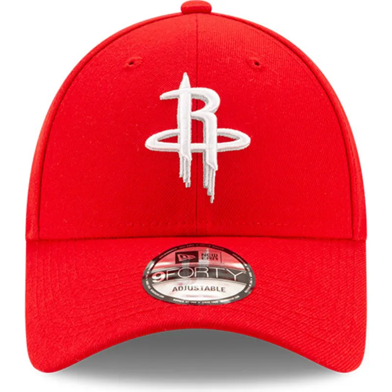 kape-zaobljena-crvena-podesiva-traka-9forty-the-league-houston-rockets-nba-new-era