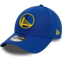 kapa-zaobljena-plava-podesiv-9forty-the-league-golden-state-warriors-nba-new-era