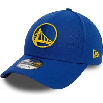 New Era Curved Brim 9FORTY The League Golden State Warriors NBA Blue Adjustable Cap