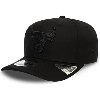 kapa-zaobljena-crna-snapback-9fifty-tonal-stretch-snap-chicago-bulls-nba-new-era