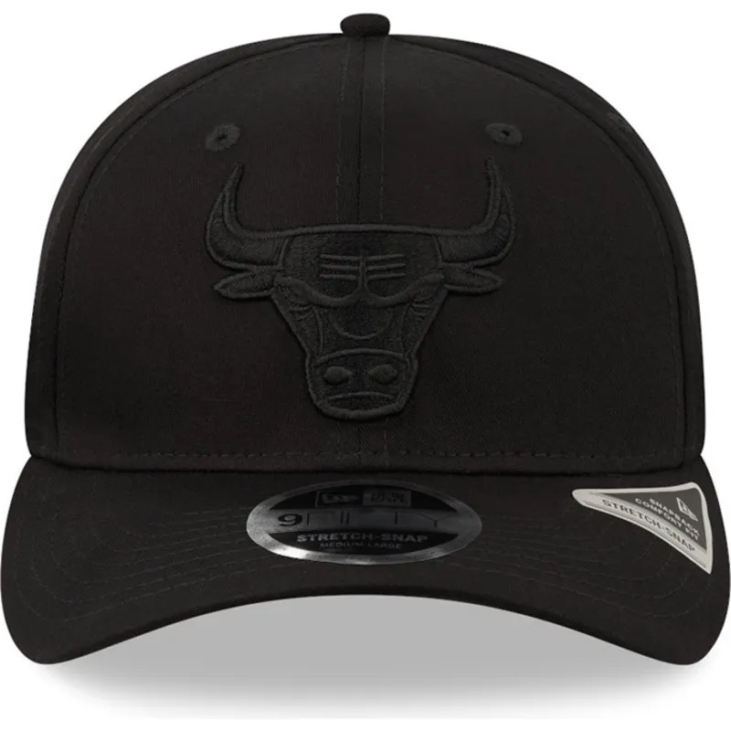 kapa-zaobljena-crna-snapback-9fifty-tonal-stretch-snap-chicago-bulls-nba-new-era