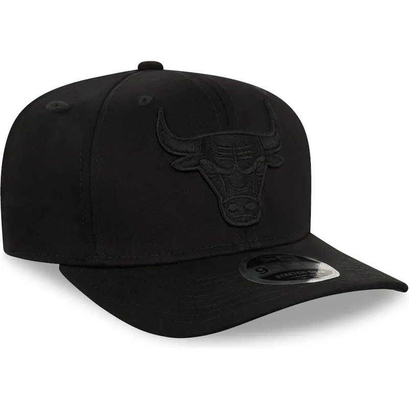 kapa-zaobljena-crna-snapback-9fifty-tonal-stretch-snap-chicago-bulls-nba-new-era