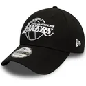 kapa-zaobljena-crna-podesiv-9forty-essential-outline-los-angeles-lakers-nba-new-era