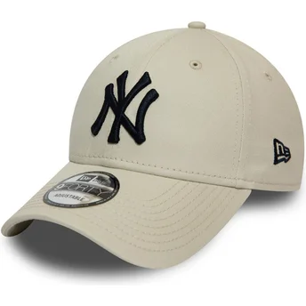 Kapa zaobljena bež podesiv 9FORTY League Essential New York Yankees MLB New Era