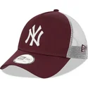 kapa-zaobljena-crvena-snapback-9forty-a-frame-new-york-yankees-mlb-new-era