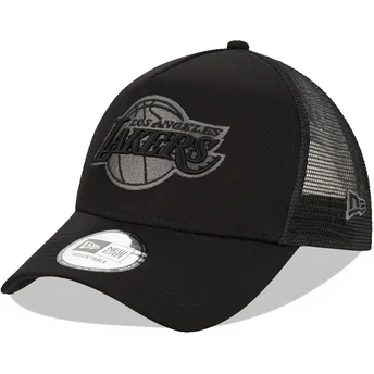 Kapa zaobljena crna snapback 9FORTY A Frame Tonal Los Angeles Lakers NBA New Era