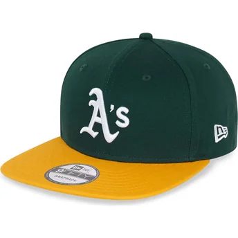 Kape ravna zelena snapback 9FIFTY Essential Oakland Athletics MLB New Era