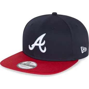 Cap ravna navy blue snapback 9FIFTY Essential Atlanta Braves MLB New Era