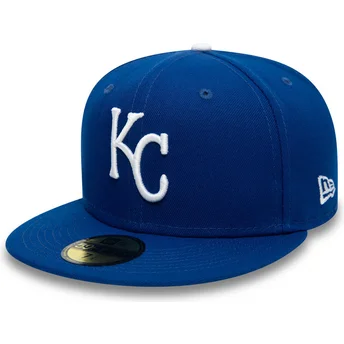 Kapa ravna plava prilagođena 59FIFTY Authentic On Field Kansas City Royals MLB New Era