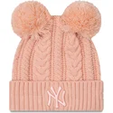 kapa-pompon-ruzicasta-cuff-double-new-york-yankees-mlb-new-era