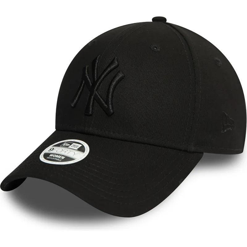 kape-zaobljena-crna-podesiva-traka-9forty-essential-new-york-yankees-mlb-new-era