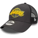 kapa-zaobljena-siva-podesiv-9forty-home-field-los-angeles-lakers-nba-new-era