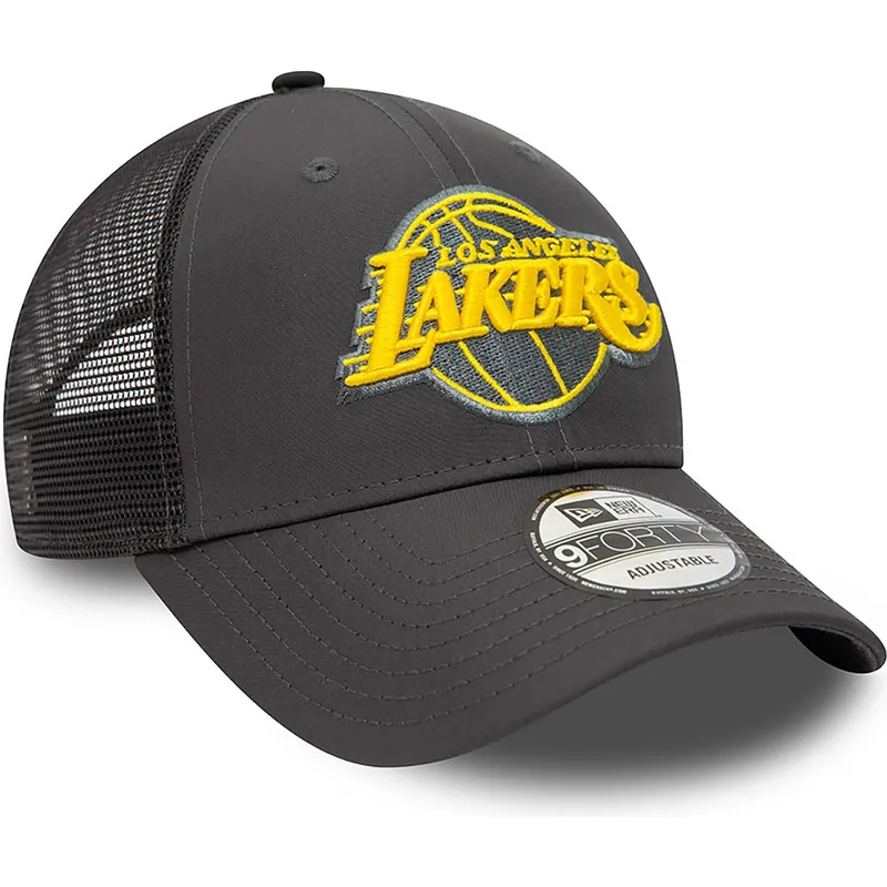 kapa-zaobljena-siva-podesiv-9forty-home-field-los-angeles-lakers-nba-new-era