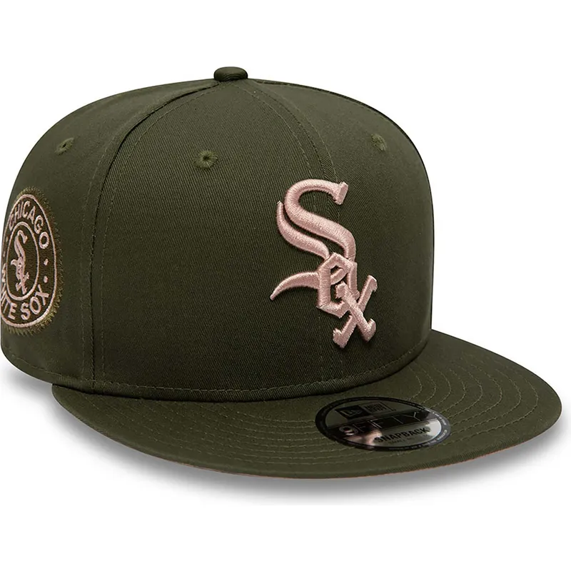 kapa-ravna-zelena-snapback-rosa-9fifty-side-patch-chicago-white-sox-mlb-new-era kapa-ravna-zelena-snapback-rosa-9fifty-side-patch-chicago-white-sox-mlb-new-era