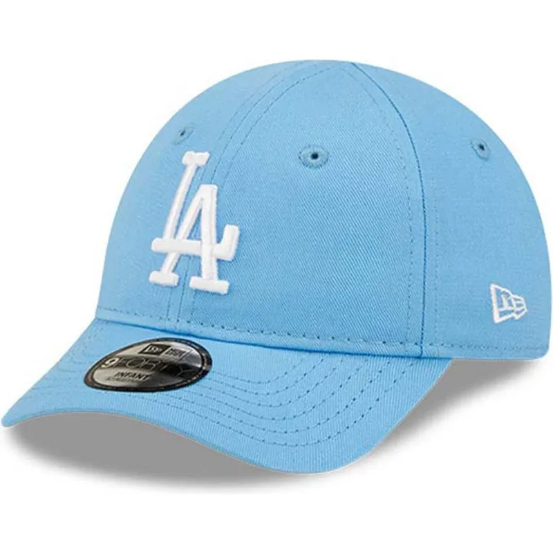 cap-zaobljena-blue-adjustable-strap-za-djecu-claro-pequeno-9forty-league-essential-los-angeles-dodgers-mlb-new-era