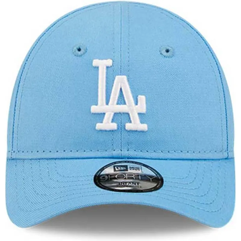cap-zaobljena-blue-adjustable-strap-za-djecu-claro-pequeno-9forty-league-essential-los-angeles-dodgers-mlb-new-era