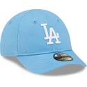 cap-zaobljena-blue-adjustable-strap-za-djecu-claro-pequeno-9forty-league-essential-los-angeles-dodgers-mlb-new-era