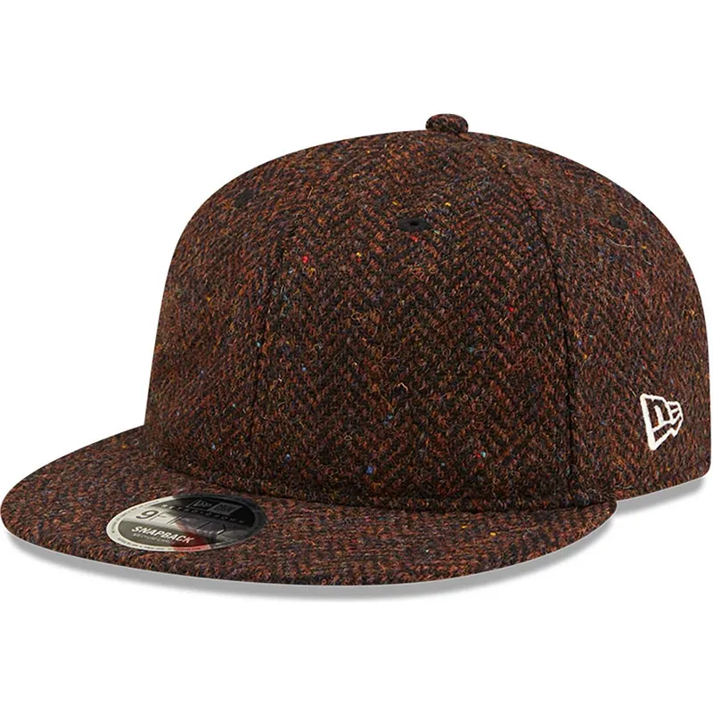 kapa-ravna-smeda-podesiv-9fifty-tweed-new-era