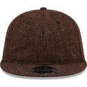 kapa-ravna-smeda-podesiv-9fifty-tweed-new-era