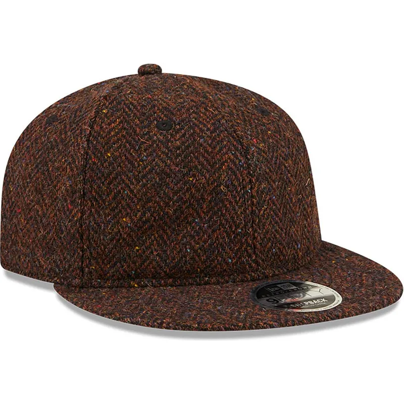 kapa-ravna-smeda-podesiv-9fifty-tweed-new-era