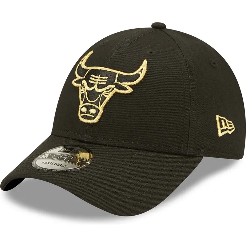 cap-zaobljena-black-adjustable-strap-dorado-9forty-metallic-chicago-bulls-nba-new-era