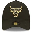 cap-zaobljena-black-adjustable-strap-dorado-9forty-metallic-chicago-bulls-nba-new-era