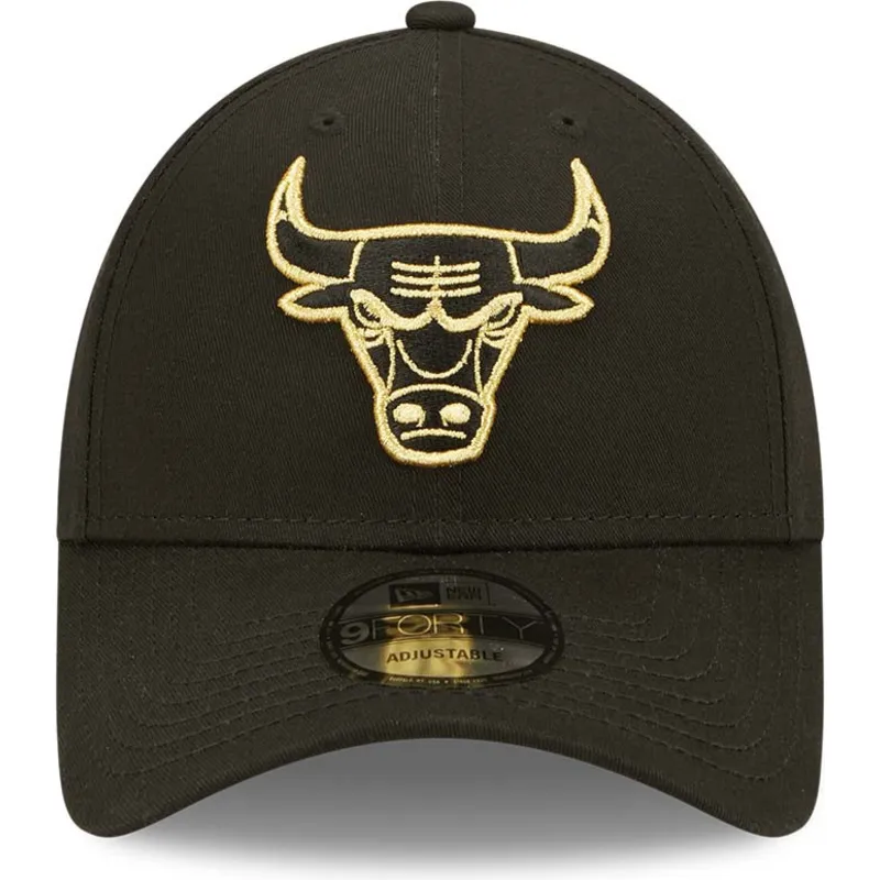 cap-zaobljena-black-adjustable-strap-dorado-9forty-metallic-chicago-bulls-nba-new-era