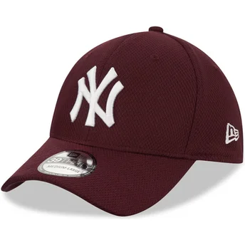 kapa-zaobljena-crvena-prilagodena-39thirty-diamond-era-new-york-yankees-mlb-new-era