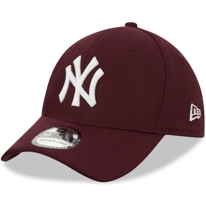 kapa-zaobljena-crvena-prilagodena-39thirty-diamond-era-new-york-yankees-mlb-new-era