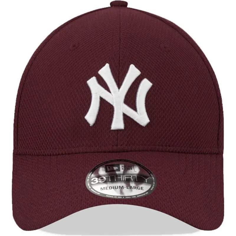 kapa-zaobljena-crvena-prilagodena-39thirty-diamond-era-new-york-yankees-mlb-new-era