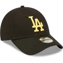 kapa-zaobljena-crna-podesiv-za-djecu-dorado-9forty-league-essential-los-angeles-dodgers-mlb-new-era