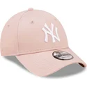 kapa-zaobljena-ruzicasta-podesiv-9forty-league-essential-new-york-yankees-mlb-new-era