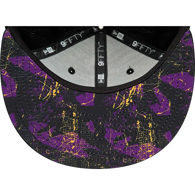 cap-ravna-black-snapback-9fifty-print-infill-los-angeles-lakers-nba-new-era