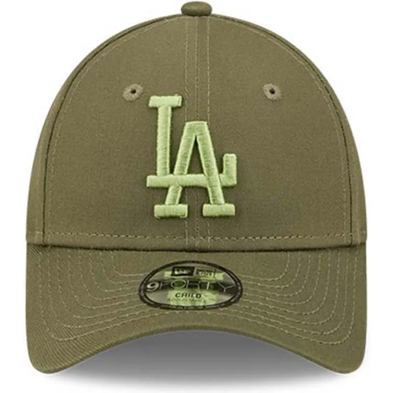 kapa-zaobljena-zelena-podesiv-za-djecu-9forty-league-essential-los-angeles-dodgers-mlb-new-era