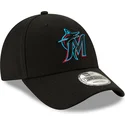 cap-zaobljena-black-adjustable-strap-9forty-the-league-miami-marlins-mlb-new-era