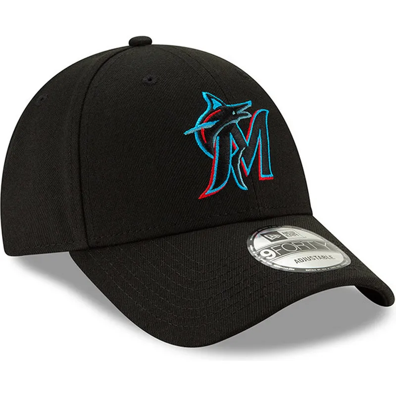 cap-zaobljena-black-adjustable-strap-9forty-the-league-miami-marlins-mlb-new-era cap-zaobljena-black-adjustable-strap-9forty-the-league-miami-marlins-mlb-new-era