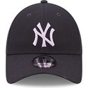 new-era-curved-brim-9forty-repreve-new-york-yankees-mlb-navy-blue-adjustable-cap