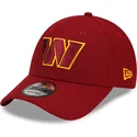 kapa-zaobljena-crvena-podesiv-9forty-the-league-washington-commanders-nfl-new-era