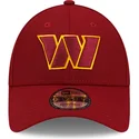 kapa-zaobljena-crvena-podesiv-9forty-the-league-washington-commanders-nfl-new-era