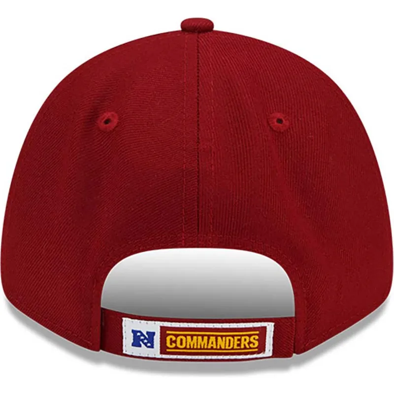 kapa-zaobljena-crvena-podesiv-9forty-the-league-washington-commanders-nfl-new-era