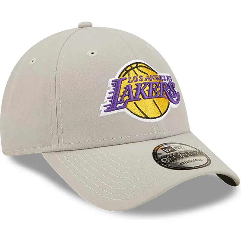 kapa-zaobljena-siva-podesiv-9forty-repreve-los-angeles-lakers-nba-new-era