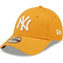 kapa-zaobljena-narancasta-podesiv-za-djecu-9forty-league-essential-new-york-yankees-mlb-new-era