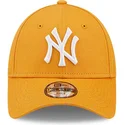 kapa-zaobljena-narancasta-podesiv-za-djecu-9forty-league-essential-new-york-yankees-mlb-new-era