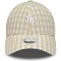 kapa-zaobljena-bez-podesiv-9forty-gingham-new-york-yankees-mlb-new-era