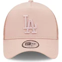 kapa-zaobljena-ruzicasta-snapback-a-frame-tonal-mesh-los-angeles-dodgers-mlb-new-era