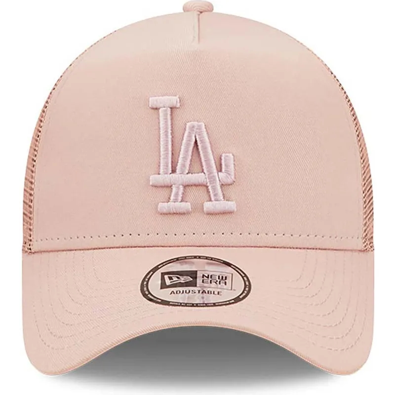 kapa-zaobljena-ruzicasta-snapback-a-frame-tonal-mesh-los-angeles-dodgers-mlb-new-era