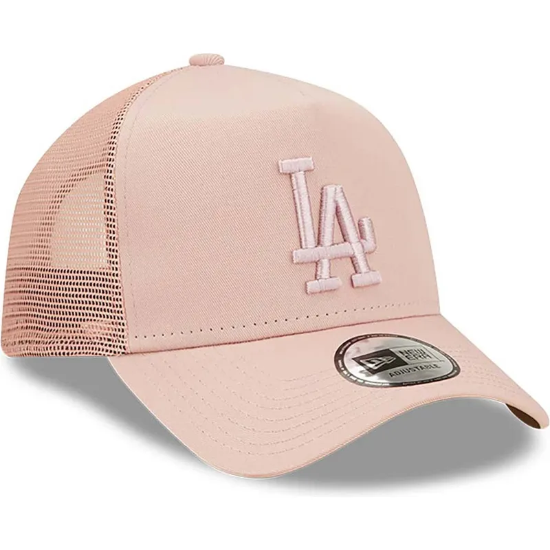 kapa-zaobljena-ruzicasta-snapback-a-frame-tonal-mesh-los-angeles-dodgers-mlb-new-era