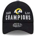 kapa-zaobljena-crna-podesiv-9forty-super-bowl-champions-lvi-2022-los-angeles-rams-nfl-new-era